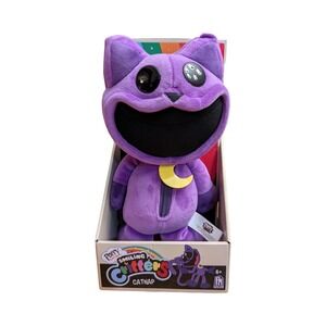 POPPY Playtime Smiling Critters DELUXE PLUSH Catnap Purple‎ 12" Cat 2024 NEW!!!